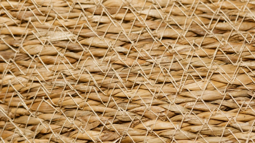 close up of the bottom part of a woven basket