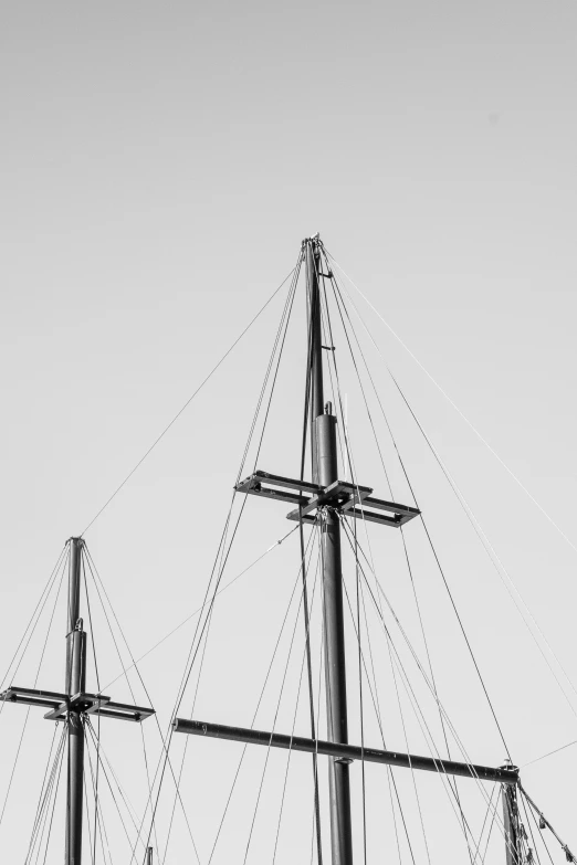 the top of a tall ship with sails