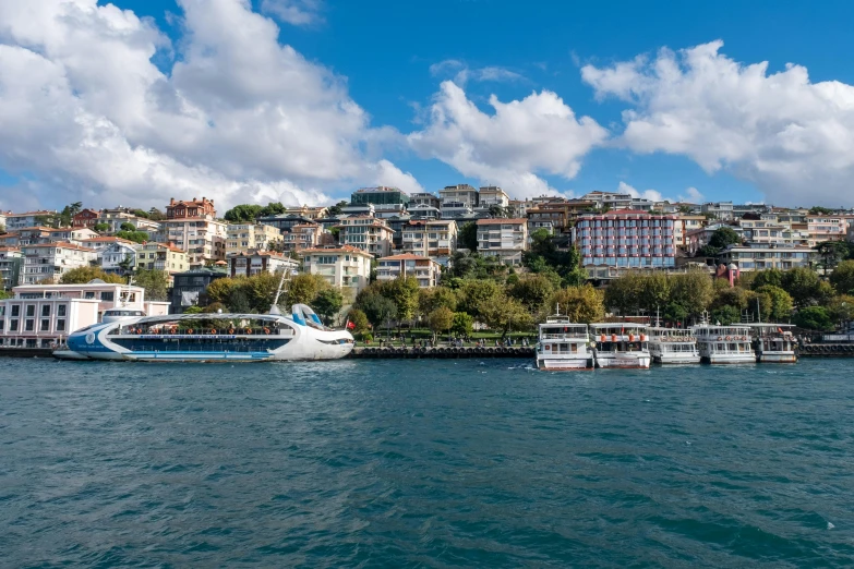 an image of a bay with boats docked in it