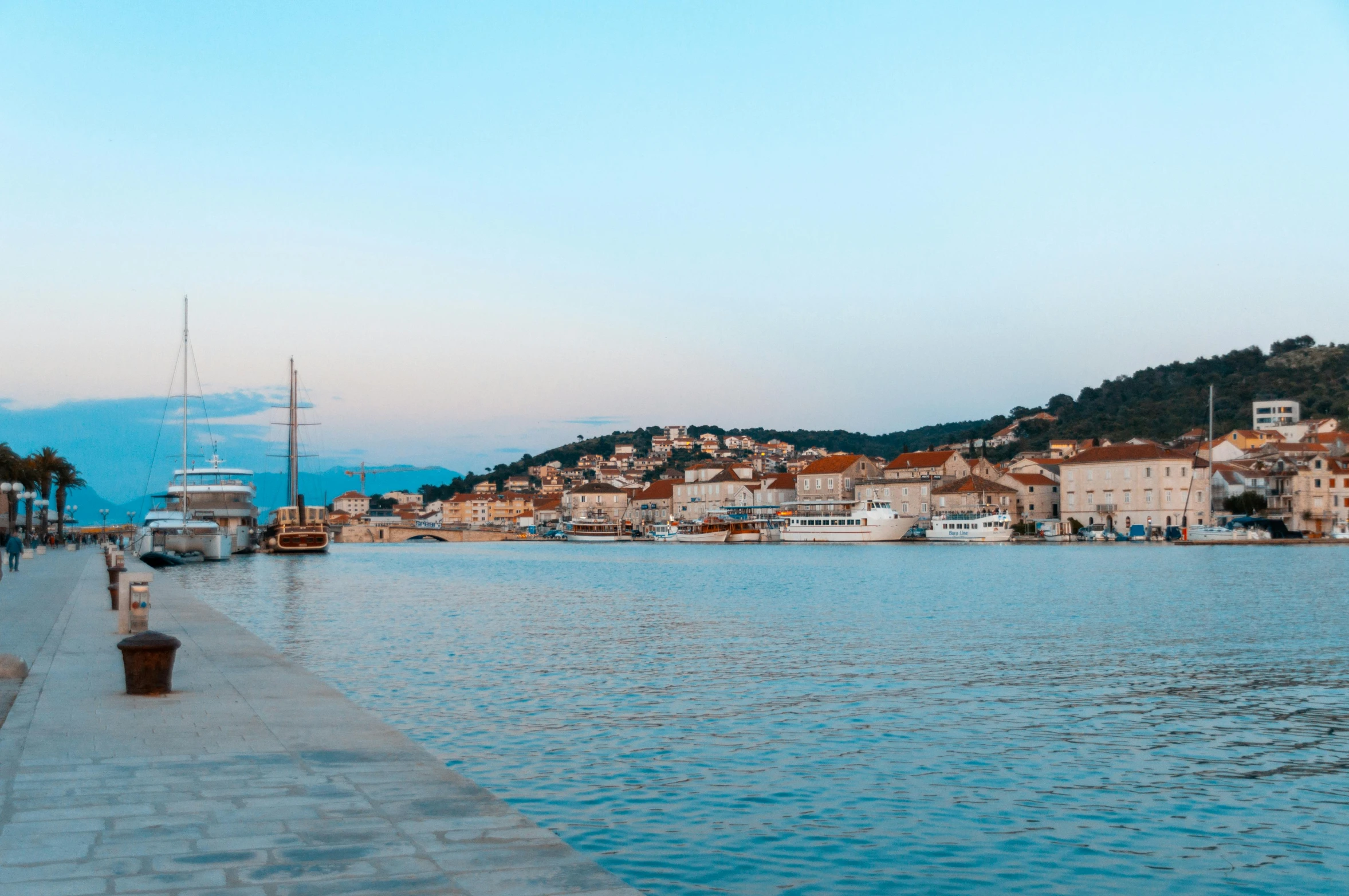 the water is still blue today that a lot of people have seen it