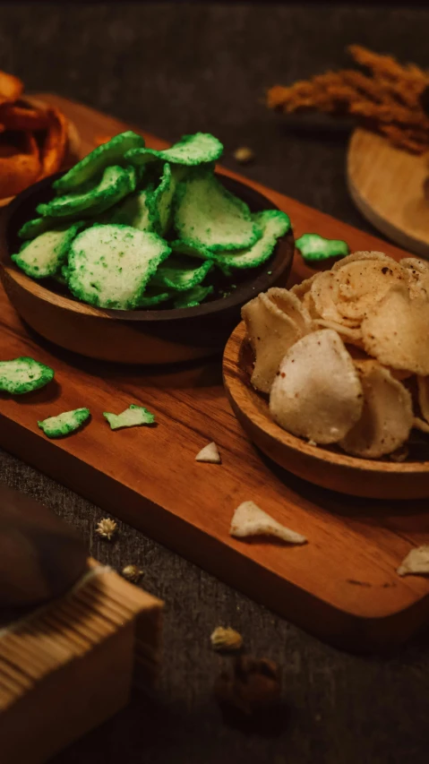 an image of two plates of food on a table