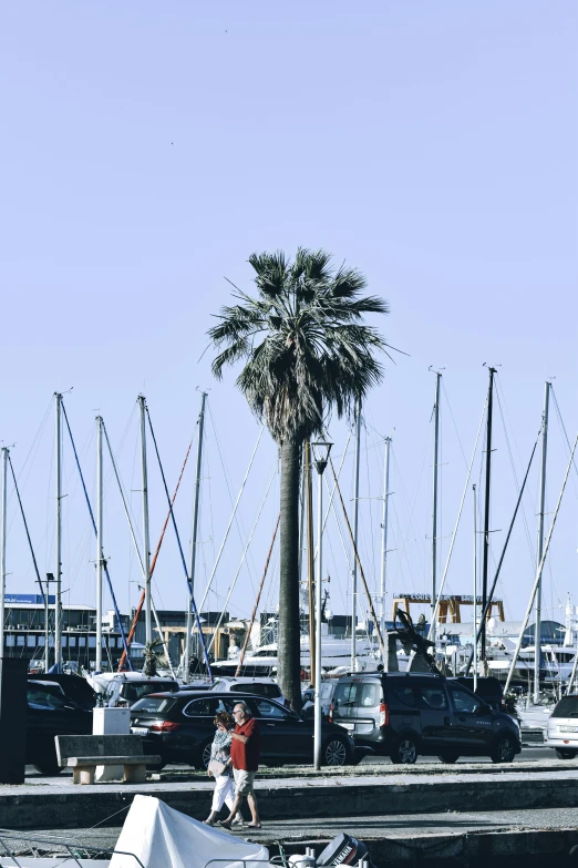 a bunch of boats sitting in the harbor