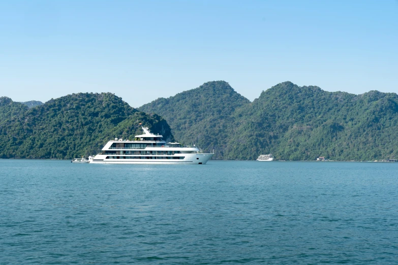 two yachts in the ocean on clear day