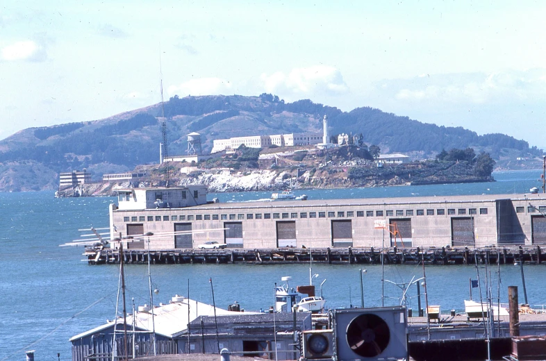 a large dock with several boats in it