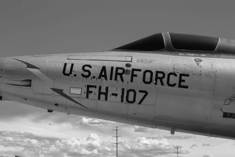 the air force has written on its side