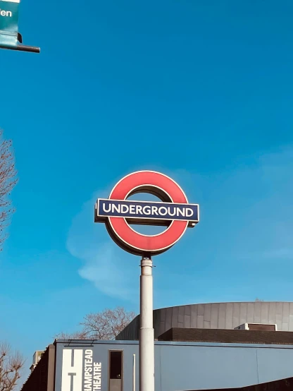 an image of a big sign for underground