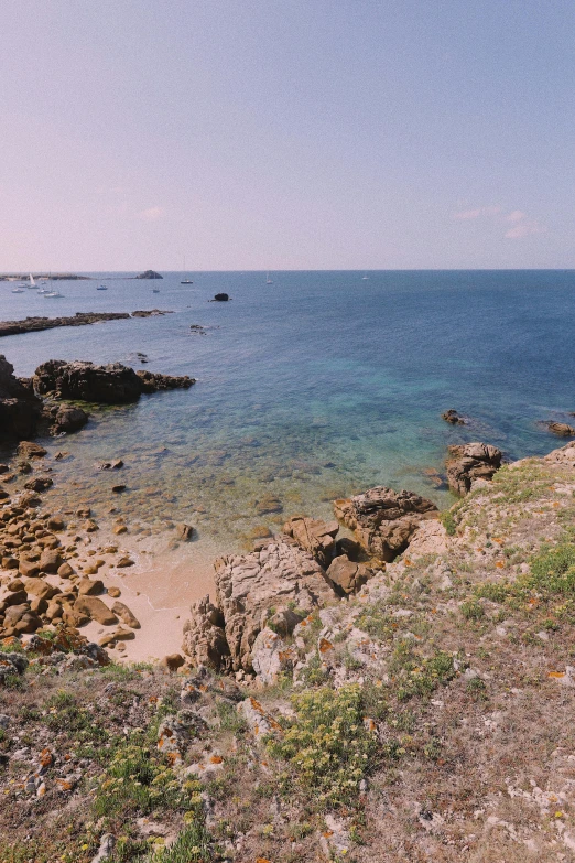 a large body of water next to a beach