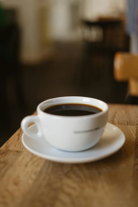 a cup of coffee is sitting on top of a saucer