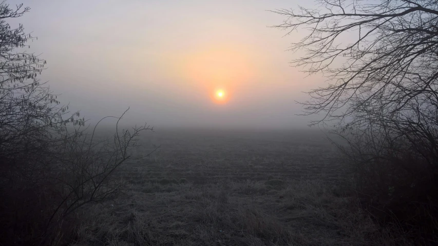 an image of a sunset in the distance