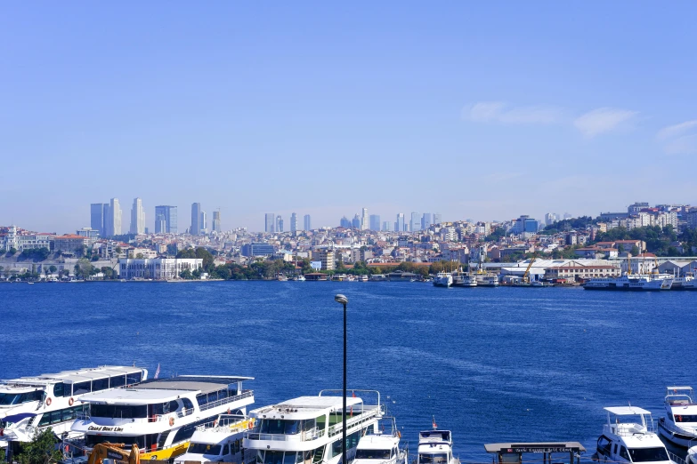 a large body of water surrounded by land