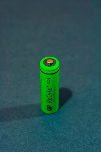 an empty battery is seen on a surface