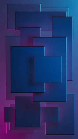 an abstract purple and blue background with squares
