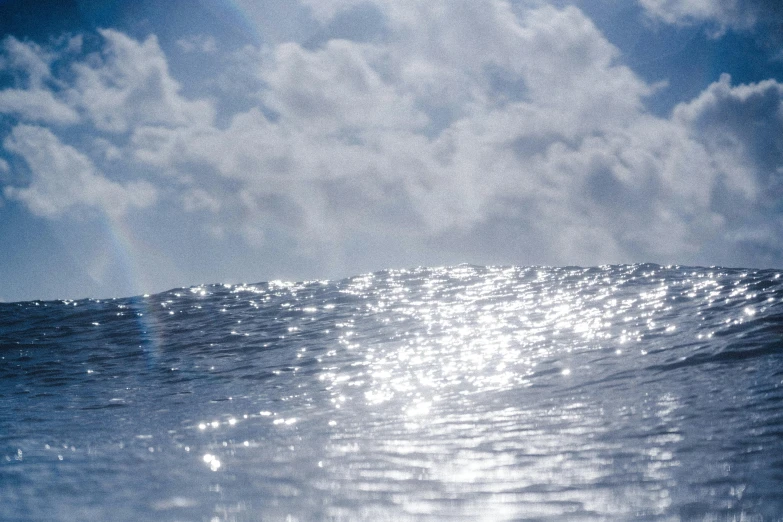 a person riding the waves in the ocean