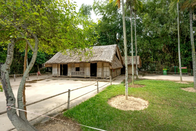 an image of a house that appears to be home for horses