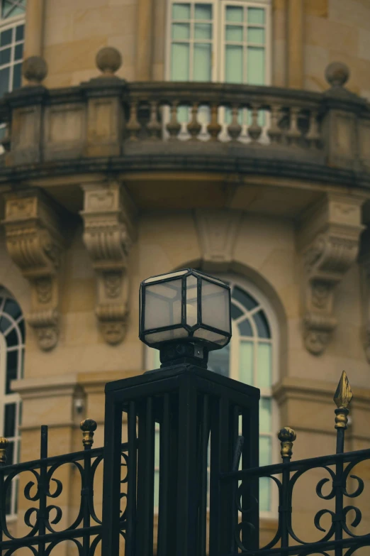 an old building with balcony and balcony balconies