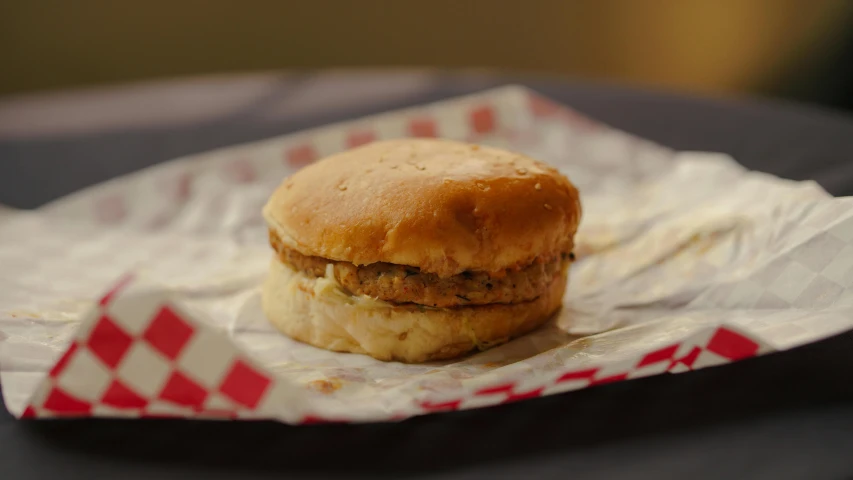 a closeup of some kind of sandwich on a plate