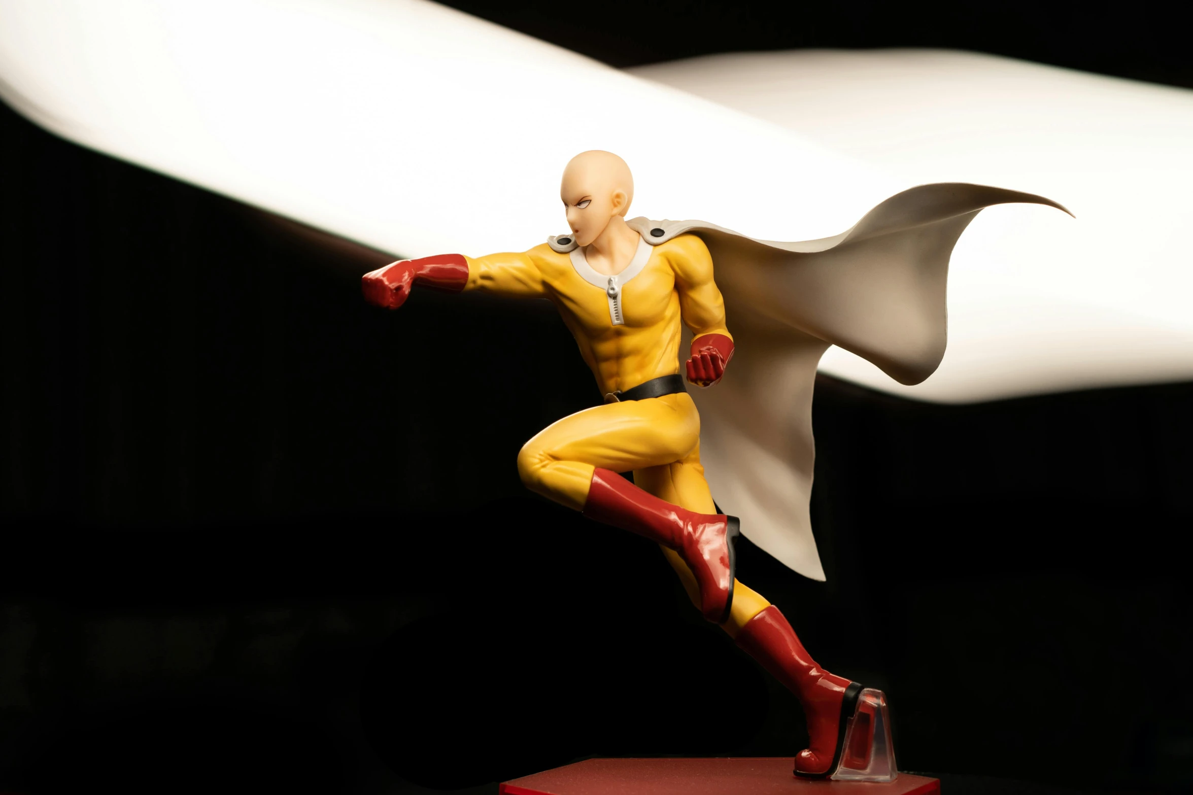 a figurine of the hero in action on display