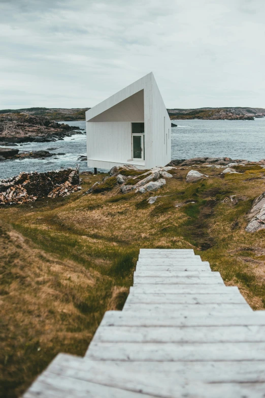 a house that is sitting on the ground