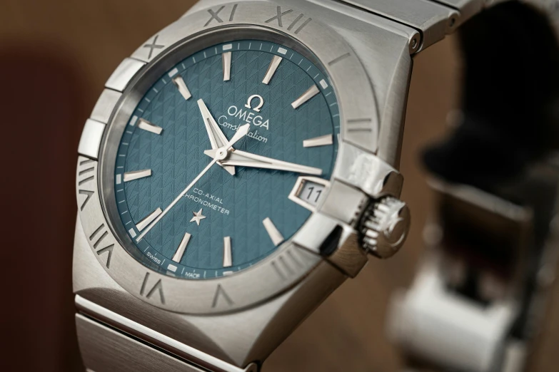 a rolex watches with a blue dial