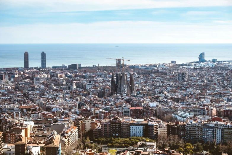 a city view taken from a high vantage point