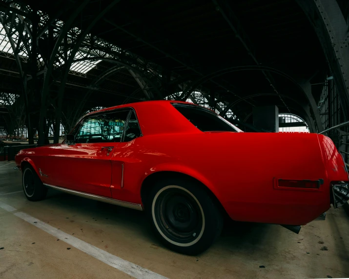 an image of a car in a car show room