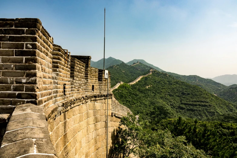 the wall of china, located near the great wall of china