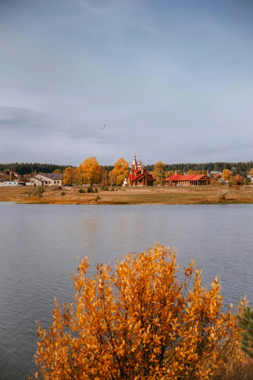 this is a view of houses near water