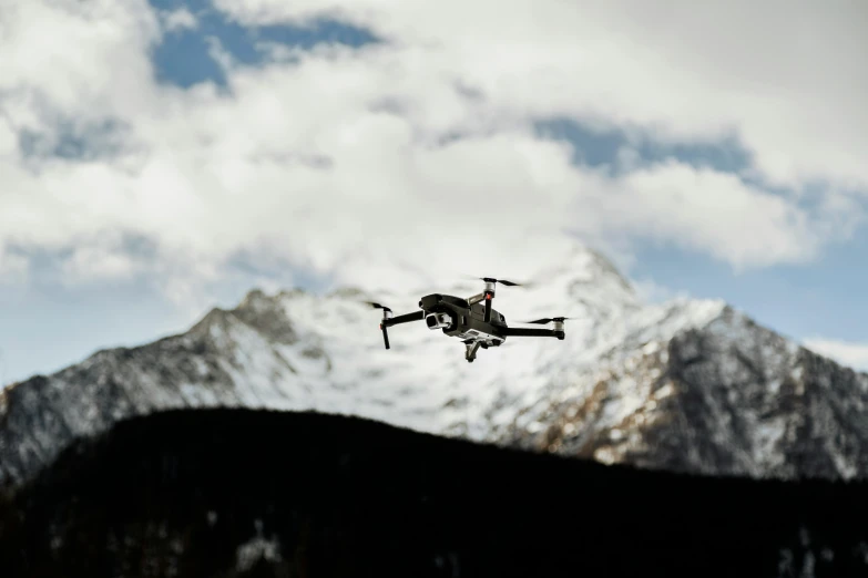 a black and white po of a remote controlled aerial device