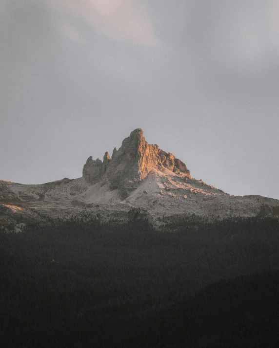 the mountains in silhouette are very tall