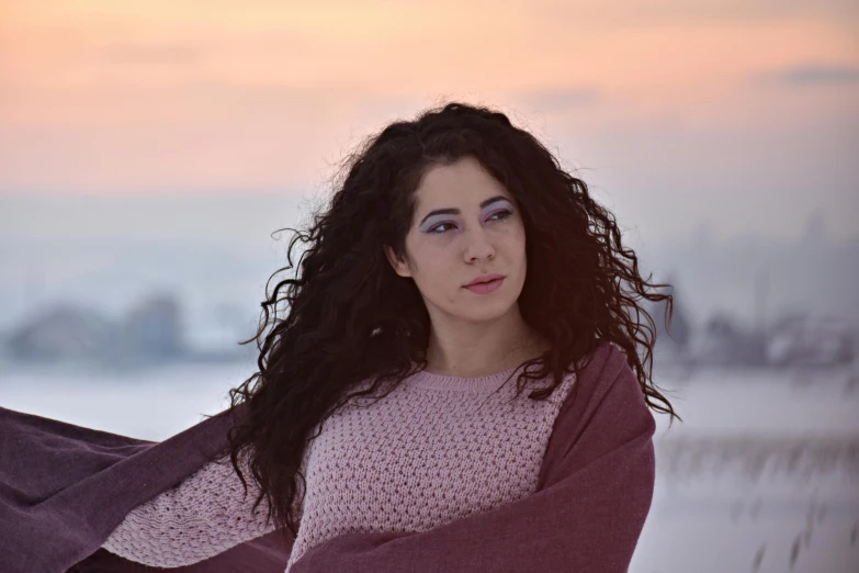 an image of a woman with very long hair