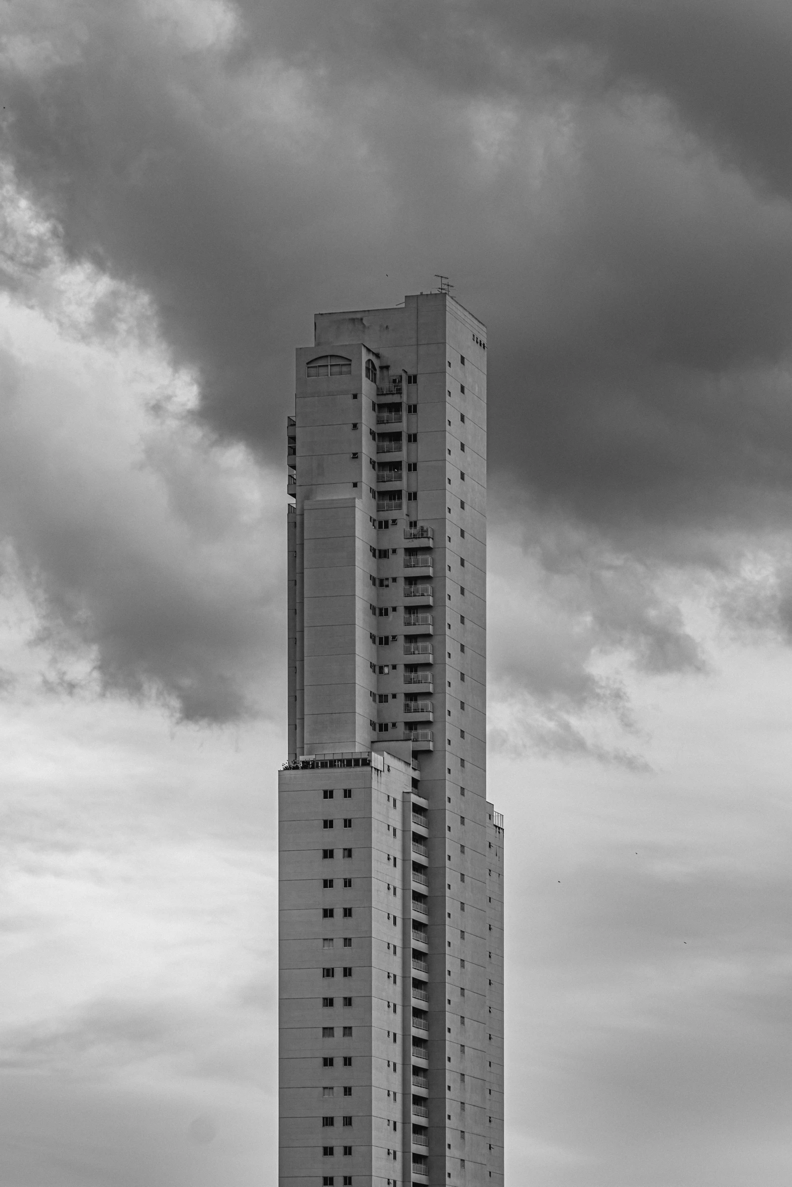 black and white pograph of buildings on the waterfront