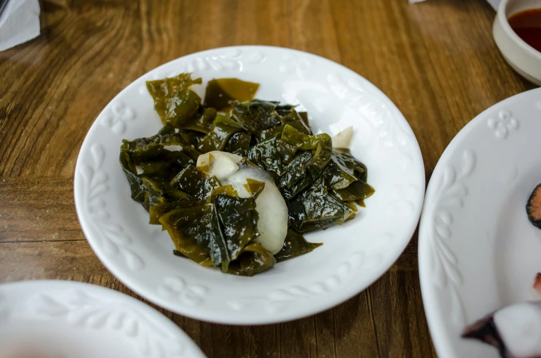 this is a picture of a bowl of food on the table