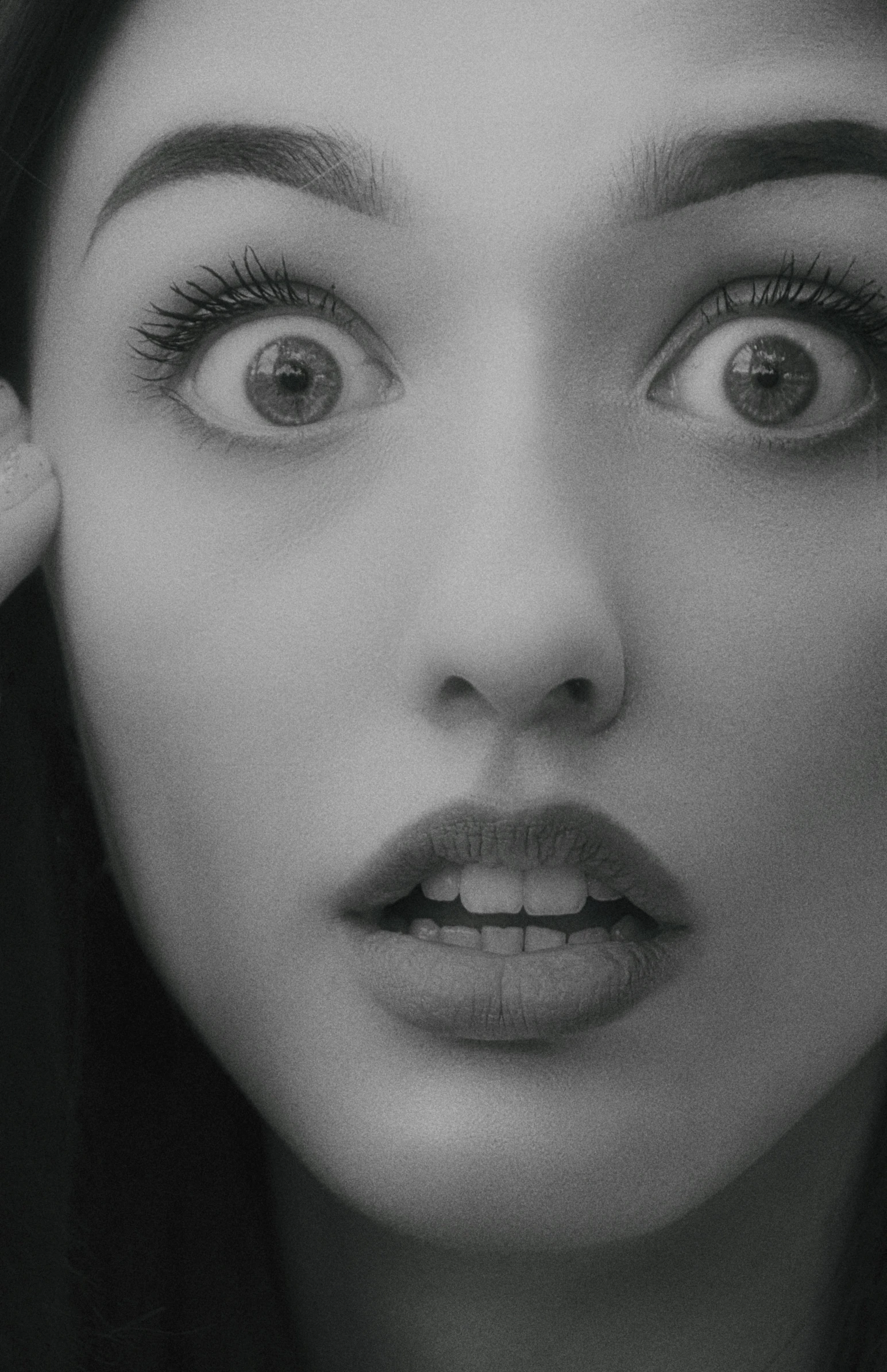 a close up s of a woman's face