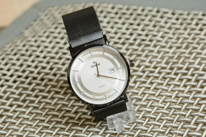 the time is setting to complete this elegant watch