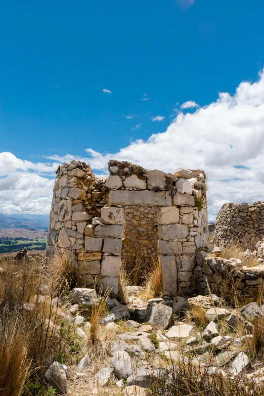 this is an ancient stone structure that looks like it has been built