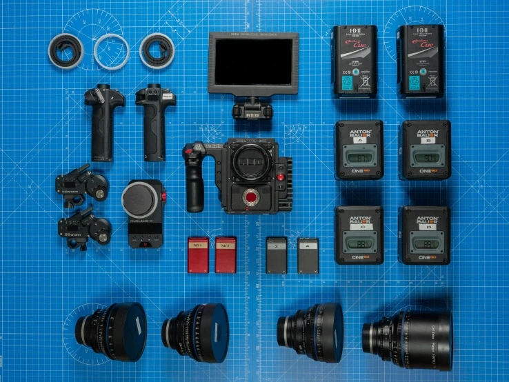 a collection of various electronics and accessories, all pographed together