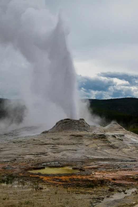 geyser falls are seen at this point of view