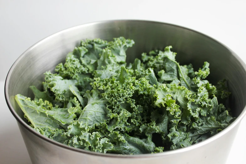 some kind of leafy green food in a pan