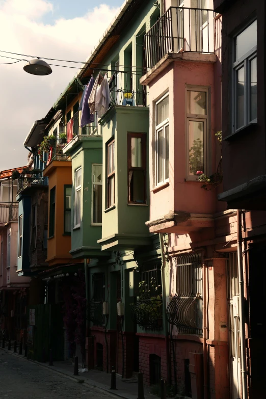 an image of multi colored houses in europe