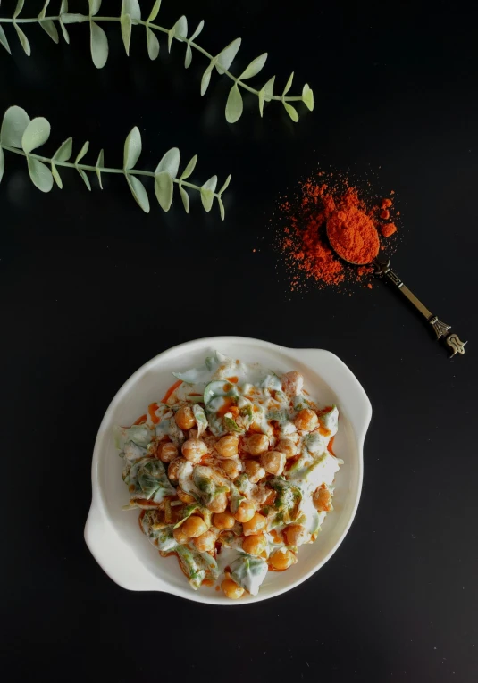 there is an image of a bowl filled with some food