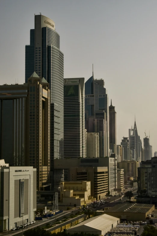 an overview of a city from a high viewpoint