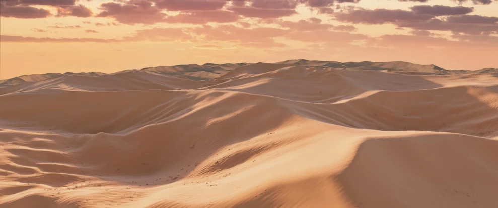 view of a desert like area with mountains and sand dunes