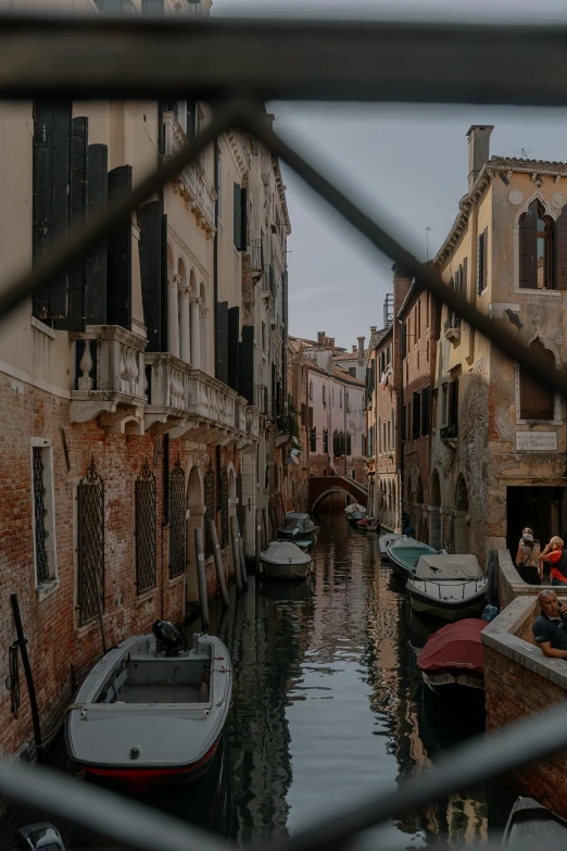 a water way that has some buildings near by