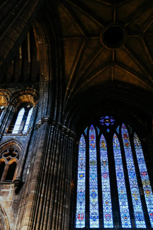 a close up s of an ornate building with two windows