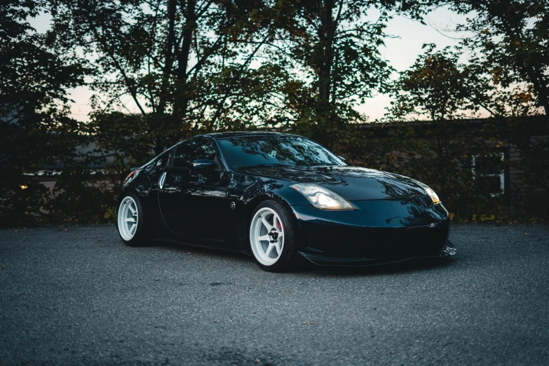 a car parked on the side of the road