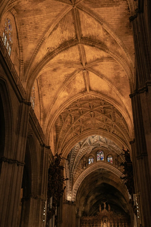 this is a po of an interior of a cathedral