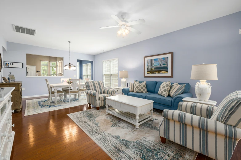 a living room and dining room combination combination