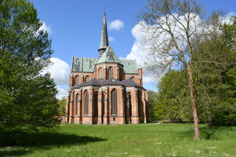 a large building with a tower in the middle