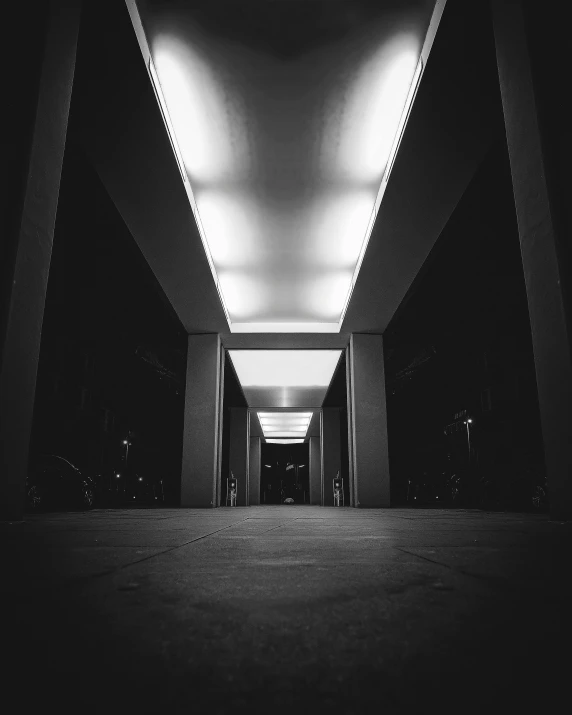 the interior of an empty modern building