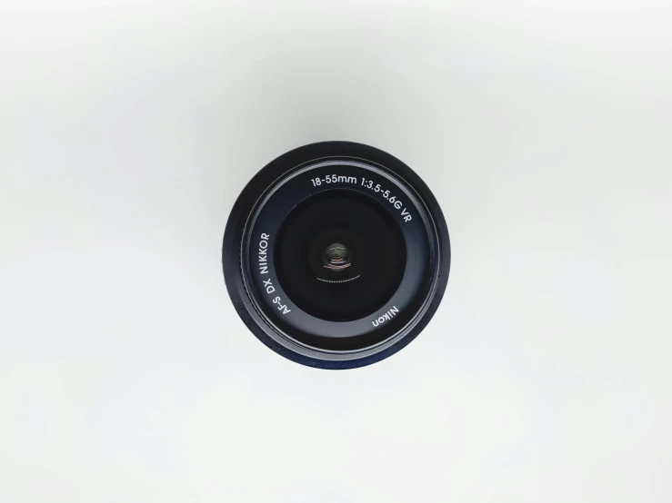 a camera lens showing the lens size and location